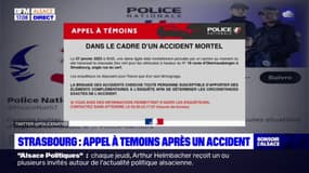 Strasbourg: un appel à témoins lancé après un accident mortel