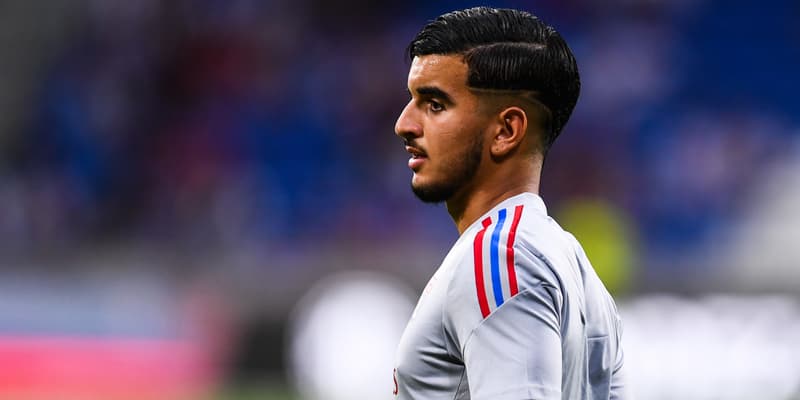 Mohamed El Arouch avec l'OL en août 2022