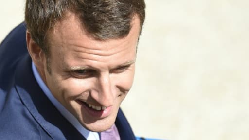 Le ministre de l'Economie, Emmanuel Macron,, le 2 septembre 2015 à Paris