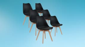 Ce marchand crée l'événement avec une promotion folle sur ce lot de chaises scandinaves