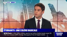 Étudiants: Gabriel Attal affirme travailler à "un revenu universel d'activité qui inclurait les jeunes"