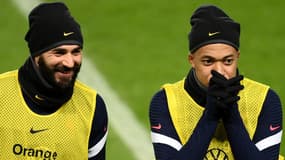 Karim Benzema et Kylian Mbappé