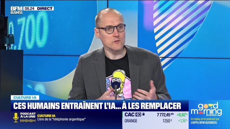 Culture IA : Ces humains entraînent l'IA... à les remplacer, par Anthony Morel - 31/03