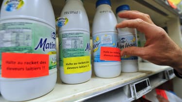 Le bras de fer entre les producteurs de lait et le géant Lactalis n'est pas terminé. (image d'illustration)