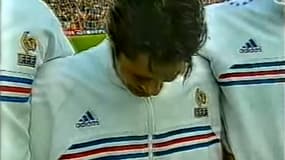 Bixente Lizarazu victime d'un fou rire avant Islande-France