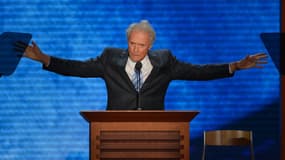 Clint Eastwood à la convention des républicains à Tampa, le 30 août 2012