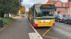 Un bus Soléa de la ligne C5b circulant à Mulhouse (Haut-Rhin). (Illustration)