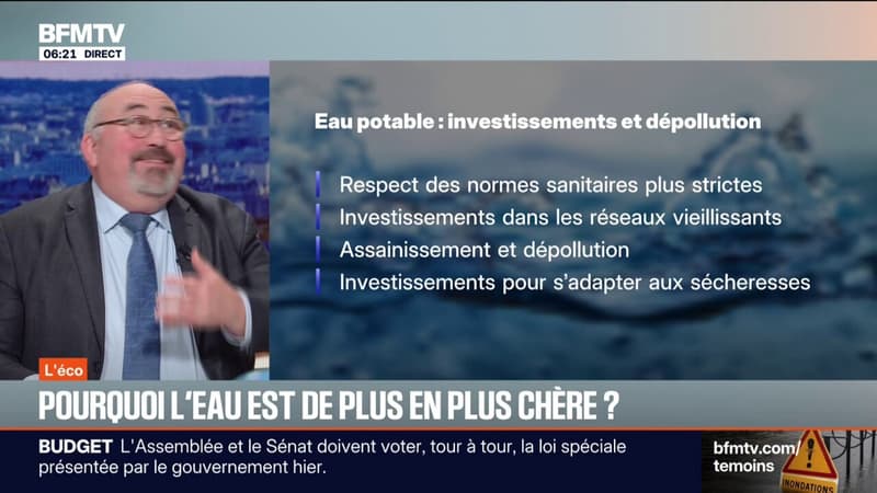 Pourquoi les factures d'eau sont-elles de plus en plus chères?