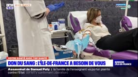 Votre Santé: comment se passe un don du sang? Démonstration avec Marguerite Dumont