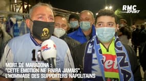 Mort de Maradona : "Cette émotion ne finira jamais", l'hommage des supporters napolitains 