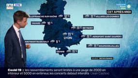 Météo Rhône: un temps pluvieux pour ce mardi, jusqu'à 11°C à Lyon