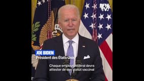 États-Unis: Joe Biden déclare que "chaque employé fédéral devra attester de son statut vaccinal"