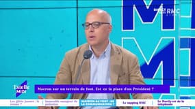 Emmanuel Macron sur un terrain de foot : "Je trouve ça plutôt ringard, c'est de la vieille communication un peu risible" estime Laurent Dandrieu. 
