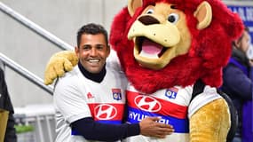 Sonny Anderson pendant un match de l'OL en 2017