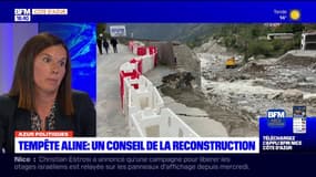 Tempête Aline: le conseil de la reconstruction convoqué, la maire de Venanson assure qu'il faut "imposer une cadence"