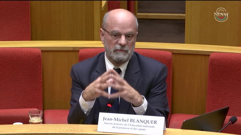 Agression d'enseignants: suivez l'audition de Jean-Michel Blanquer au Sénat