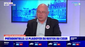 Présidentielle: le président des Restos du cœur de la métropole lilloise relève que la précarité est "peu évoquée dans les discours"