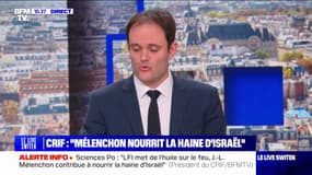 Yonathan Arfi (président du CRIF), sur la polémique à Sciences Po: "Les lieux d'enseignement supérieur devraient être des sanctuaires contre l'antisémitisme et le racisme"