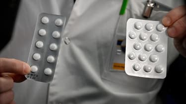 Des tablettes d'hydroxychloroquine et de chloroquine