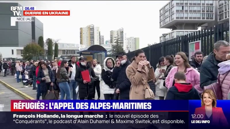 Réfugiés ukrainiens: le département des Alpes-Maritimes débordé par les demandes