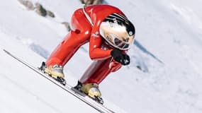 Bastien Montès lors de l'étape de coupe du monde à Vars, le 28 janvier dernier