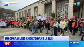 Europhane: Tous les Andelys dans la rue en soutien aux employés 