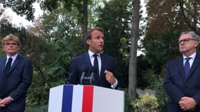 Emmanuel Macron face aux parlementaires LaREM ce lundi.
