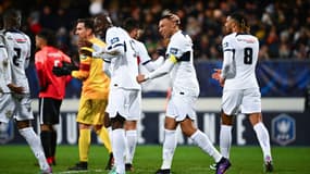 Le PSG contre l'US Revel le 7 janvier 2024.