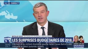 Les suprises budgétaires en 2018