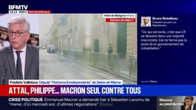 "La première urgence, c'est régler le budget 2026", souligne Frédéric Valletoux, député Horizons