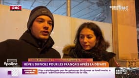 Réveil difficile pour les Français après la défaite 