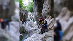 Cinq personnes en état d'hypothermie secourus dans la clue d'Aiglun