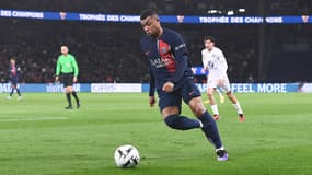 Kylian Mbappé lors de la victoire du PSG face à Toulouse (2-0) au Trophée des champions, le 3 janvier 2024