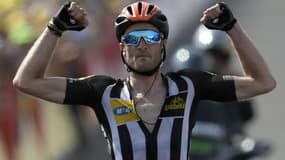 Le Britannique Stephen Cummings sur le Tour de France 2015