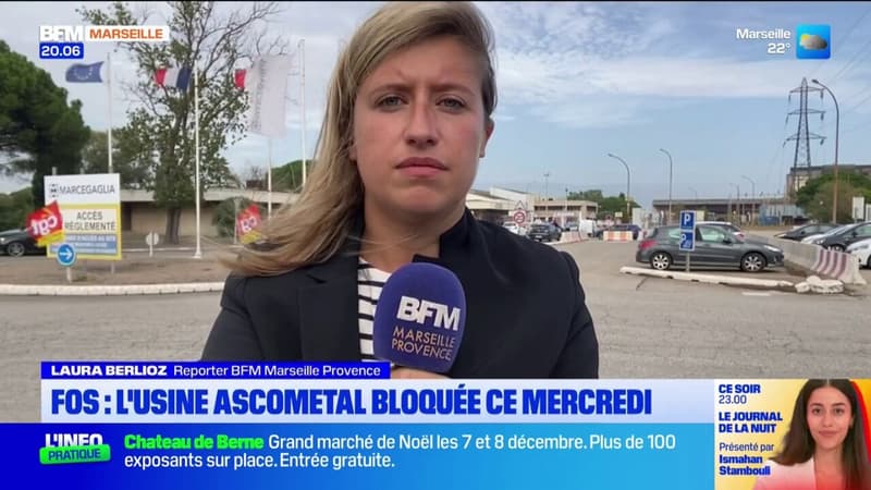 Fos-sur-Mer: l'usine Ascométal bloquée par des salariés