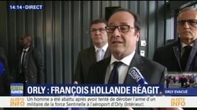 Hollande après l'attaque à Orly: "Nous devons toujours être d'une extrême vigilance"