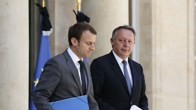 Emmanuel Macron et Thierry Braillard.