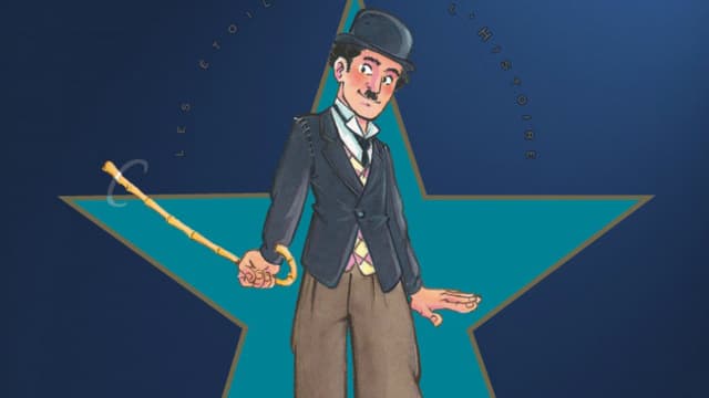 Charlie Chaplin dessiné par Bruno Bazile