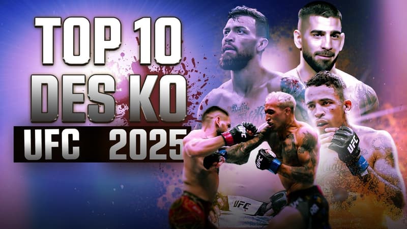 Les 10 meilleurs KO à l'UFC en 2025 ! 😵❌💣