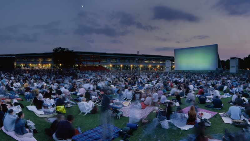 Le festival Cinéma en Plein Air de la Villette.