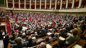 L'hémicycle de l'Assemblée nationale.