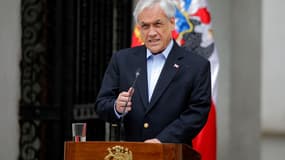 Le président chilien Sebastian Piñera adressait un message à la nation, le 30 octobre 2019