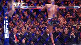 Jon Jones face à Donald Trump lors de l'UFC 309