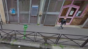 Façade de l'école maternelle de la rue de Fontarabie, dans le 20e arrondissement de Paris.