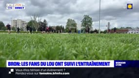 Top 14: les fans du LOU réunis à l'entraînement à Bron