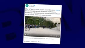 Les quelque 1000 sans-abris, essentiellement des migrants, qui campaient depuis mercredi devant la préfecture d'Ile-de-France à Paris ont été évacués samedi au lever du jour