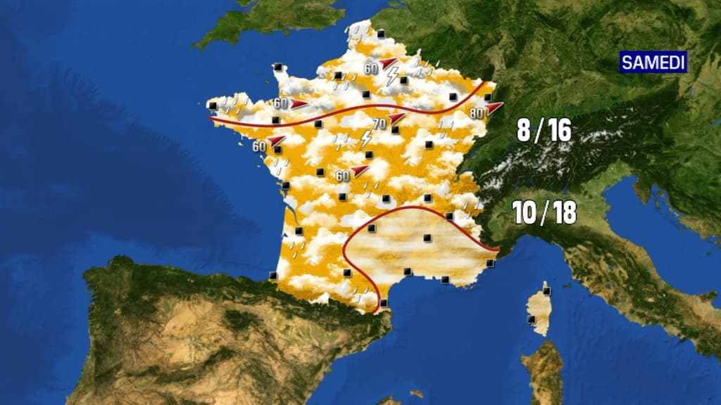 Les prévisions pour ce samedi 22 mai Les prévisions pour ce samedi 22 mai