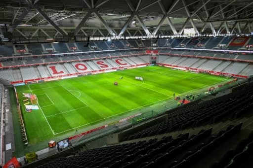Le stade Pierre-Mauroy à Lille, le 1er avril 2018 Le stade Pierre-Mauroy à Lille, le 1er avril 2018