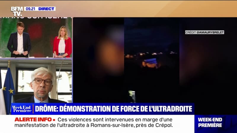 Manifestation d'ultradroite à Romans-sur-Isère: 