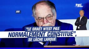 FFF : "Le Graët n’’est pas normalement constitué", se lâche Larqué